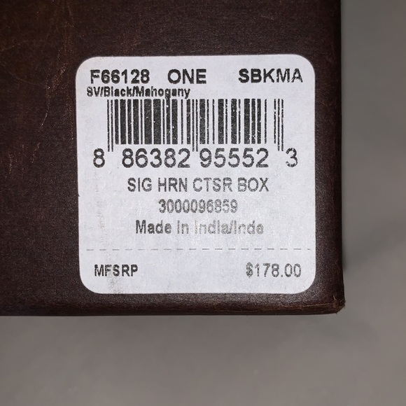 Men’s Coach Wallet New in box-Black with silver Coach logo buckle-42” - Picture 2 of 3